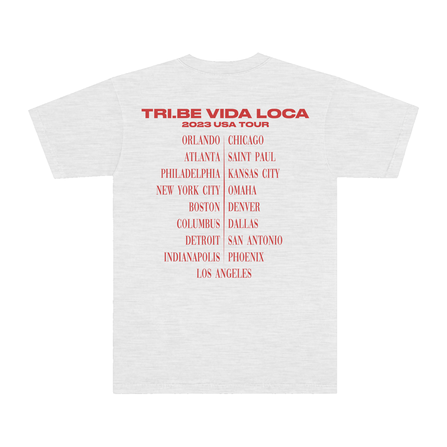 TRI-BE 2023 Heart Tour Tee