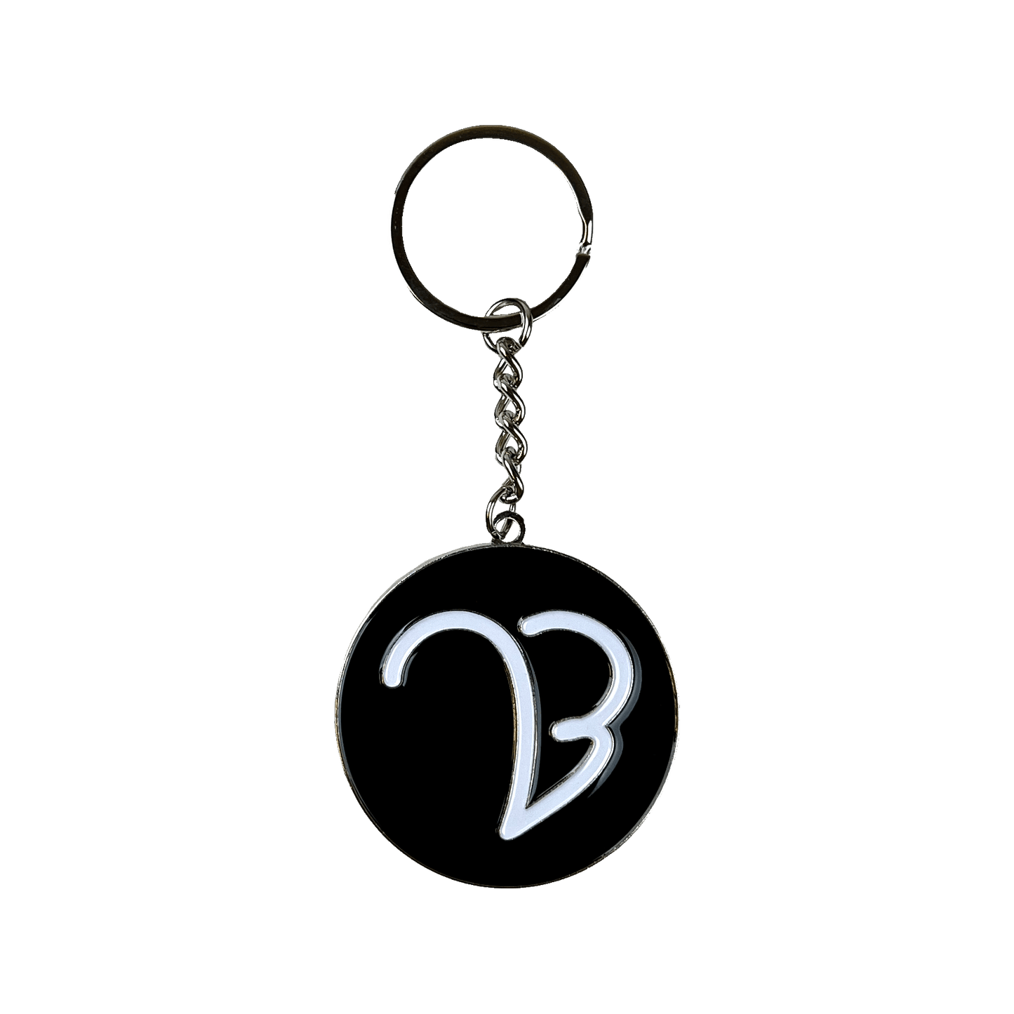 TRI-BE Circle Keychain (Black)