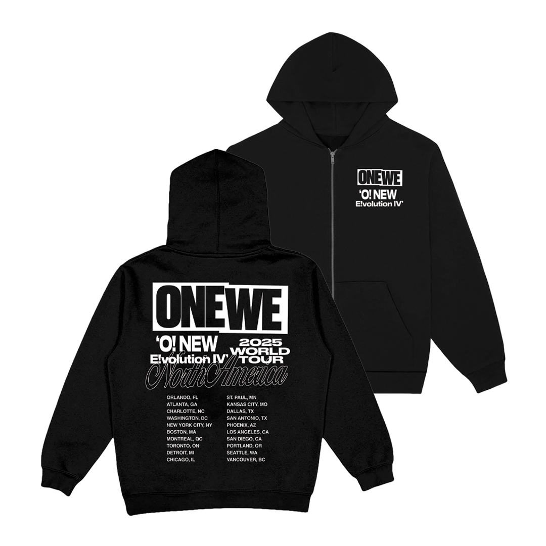 OneWE 2025 Tour Zip Hoodie