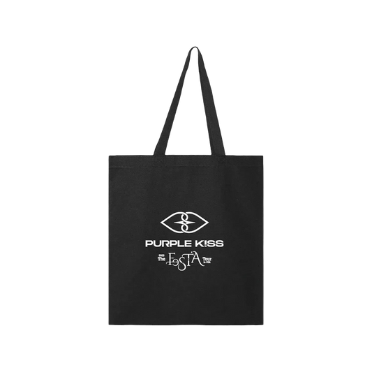 Purple Kiss Tote Bag (White)