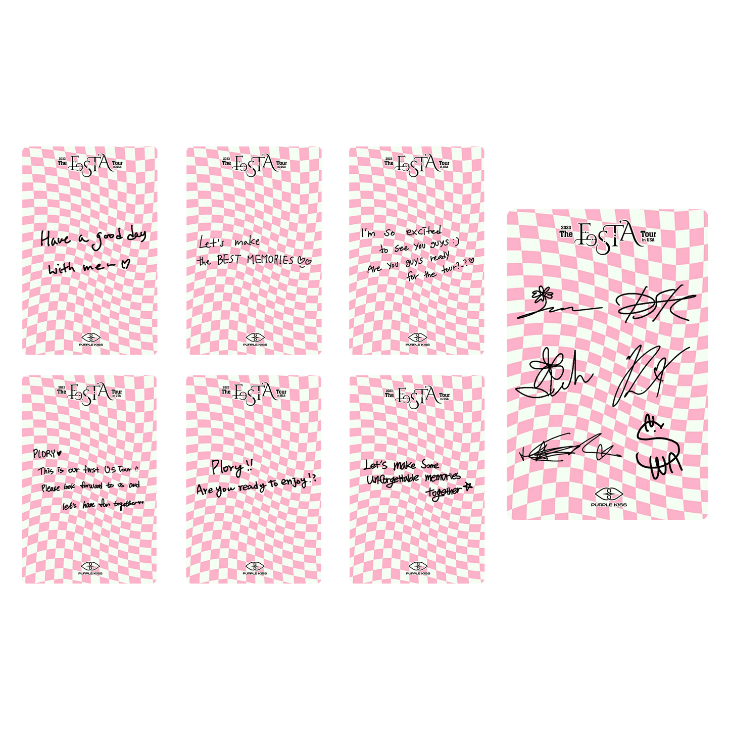 Purple Kiss Photo Cards