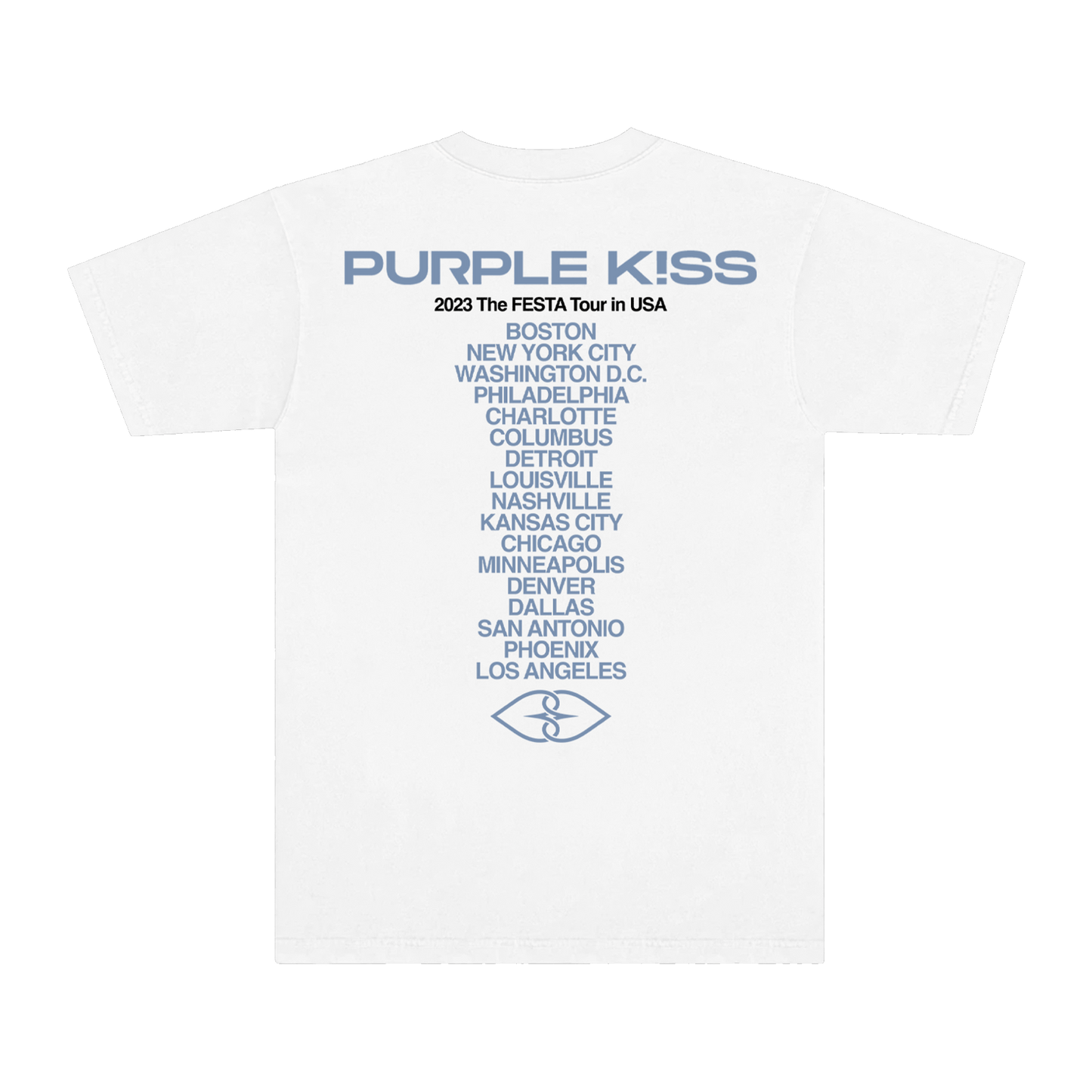 Purple Kiss 2023 Tour Tee (White)