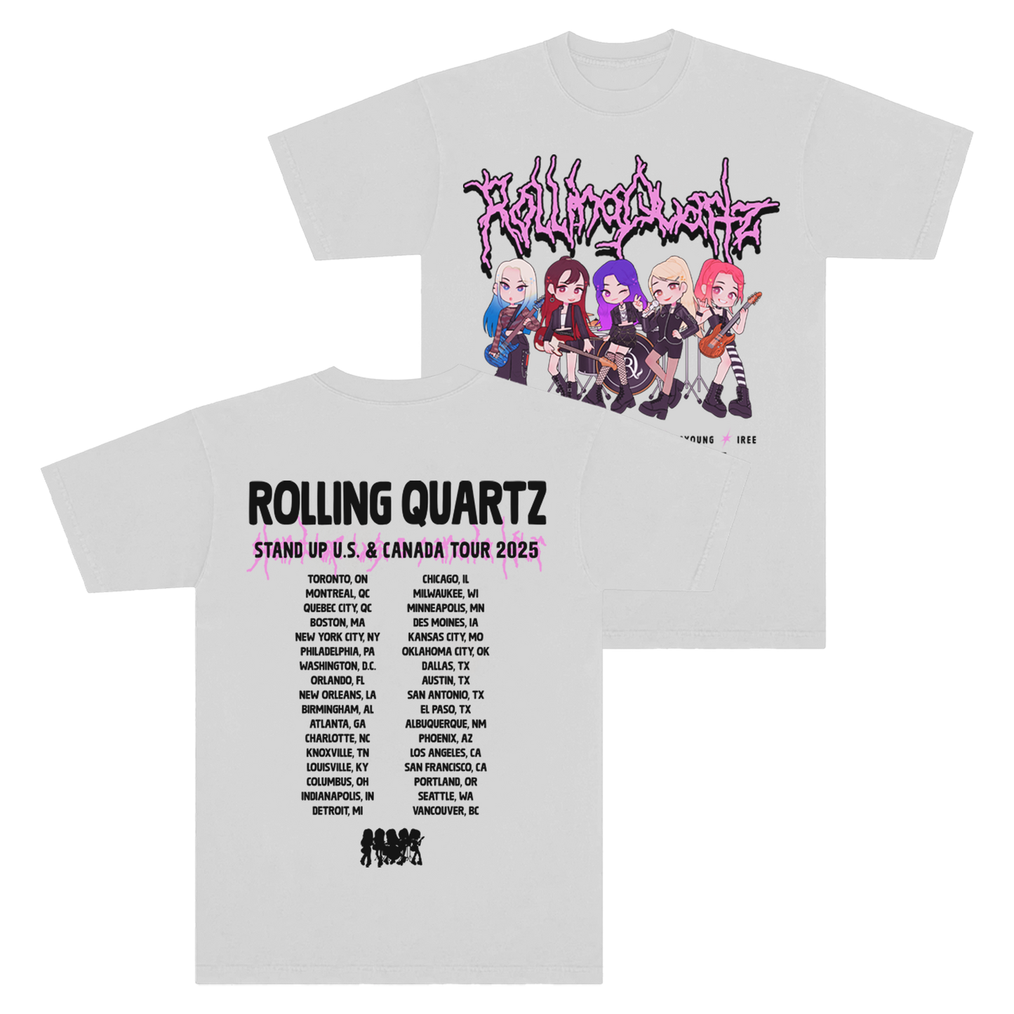 Rolling Quartz Toon Tee