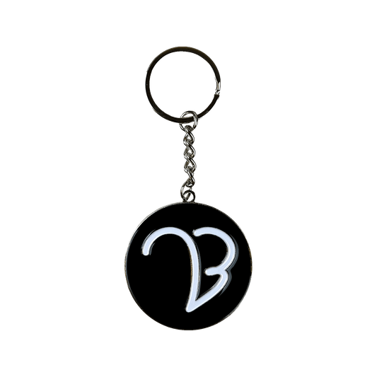 TRI-BE Circle Keychain (Black)