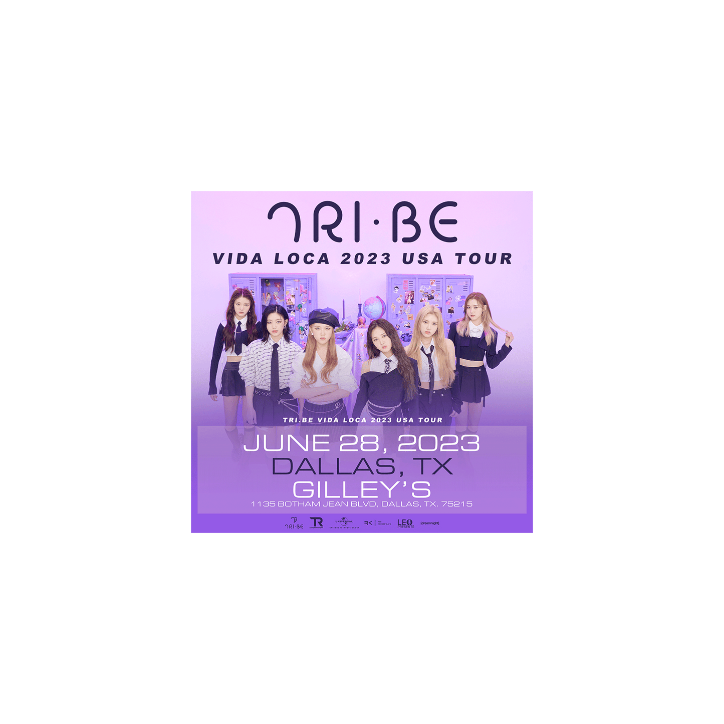 TRI-BE Dallas Tour Poster