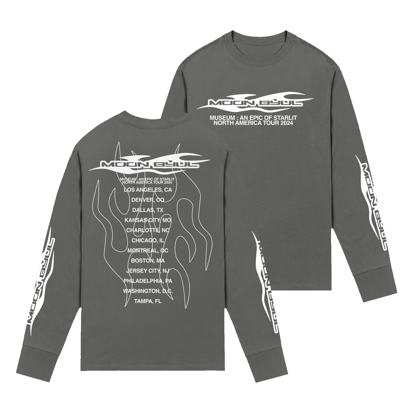 Moon Byul Fire Long Sleeve Tee